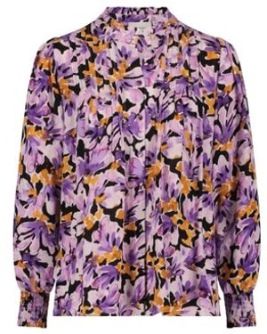 FABIENNE CHAPOT Blusa fortunata con chiusura a bottoni - Rosso