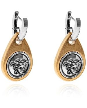 Versace Medusa Kopf Ohrringe - Mettallic