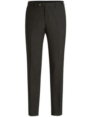Oscar Jacobson Slim Fit Denz Broek - Zwart
