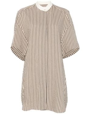 Alysi Shirt Dresses - Natural