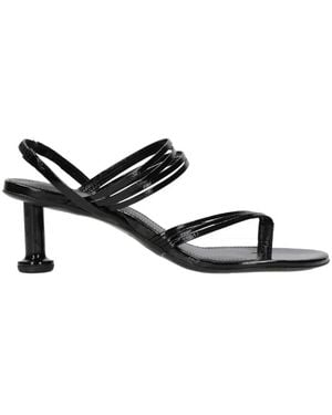 Alohas Heeled Mules - Black