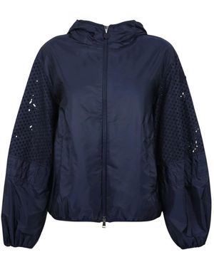 Moncler Fitness ,Blauw ,Nylon Zelkova Jacket
