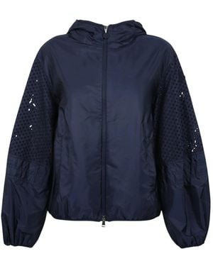 Moncler Fitness ,Blauw ,Nylon Zelkova Jacket