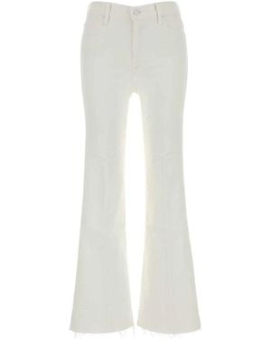 Mother Flared Jeans - White