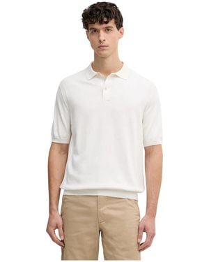 Paul & Shark Tops ,Katoen Poloshirt Met Korte Mouwen - Wit