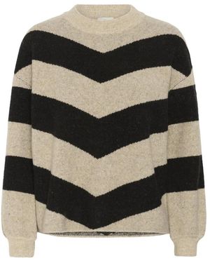 Kaffe Round-Neck Knitwear - Negro