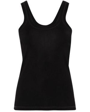 Lemaire Sleeveless Tops - Black