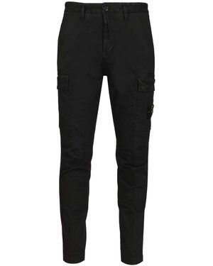 Stone Island Slim-Fit Trousers - Noir