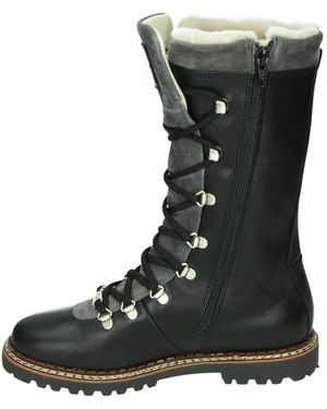 Ammann Schoenen ,Zwart ,Leer 8093 Malix