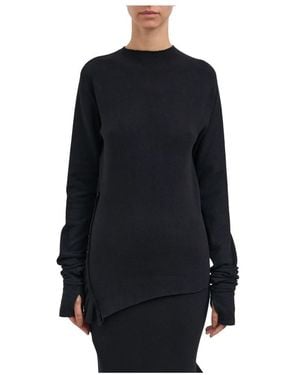Marc Le Bihan Round-Neck Knitwear - Black