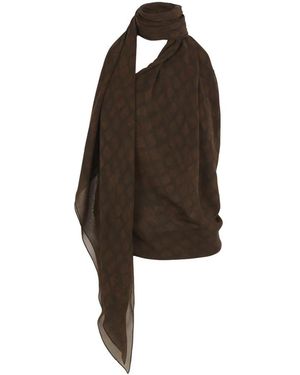 Cortana Sleeveless Tops - Brown
