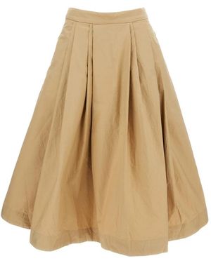 Casey Casey Midi Skirts - Natural