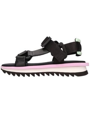 3Juin Flat Sandals - Black