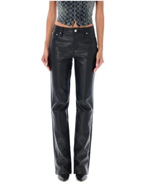 MISBHV Schwarze vegane lederhose aw24 - Blau