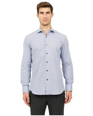 Mazzarelli Formal Shirts - Blue