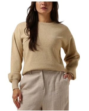 Minus Sand Knit Pullover Stilvoller Winterpullover - Braun