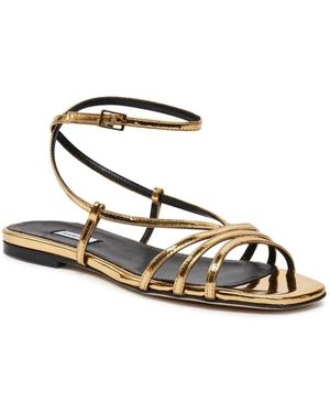 Marella Schoenen ,Geel ,Leer Platte Sandalen