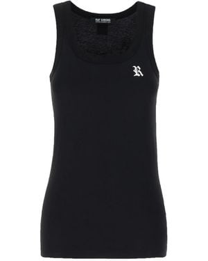 Raf Simons Sleeveless Tops - Black