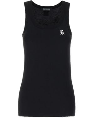 Raf Simons Sleeveless Tops - Zwart