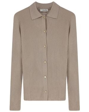 Max Mara Smmlimone Cardigan - Bruin