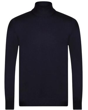 Gran Sasso Truien & Vesten ,Blauw ,Wol Lupo M/55155 Trui