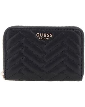 Guess Anning Slg Medium Geldbörse Schwarz