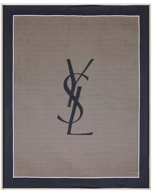 Saint Laurent Silk Scarves - Grey
