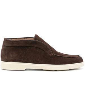 Santoni Schoenen ,Bruin ,Enkellaarsjes
