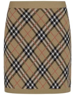 Burberry Short Skirts - Brown
