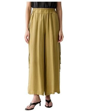 ViCOLO Wijde Broek - Metallic