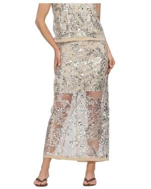 ROUGE EDIT Rouleona Hw Ankle Skirt - Natur