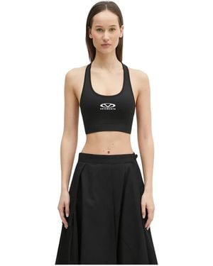 Vetements Sportbeha Met Ovaal Logo - Zwart