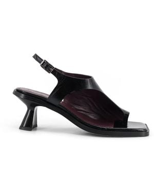 Alohas High Heel Sandals - Black