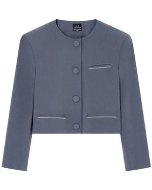 ARMANI EXCHANGE Jassen ,Blauw ,Blazer Formale