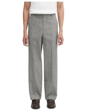 Visvim Broeken ,Grijs ,Wol Wide Slacks Santome