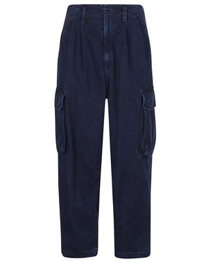Yohji Yamamoto Straight Jeans - Blu