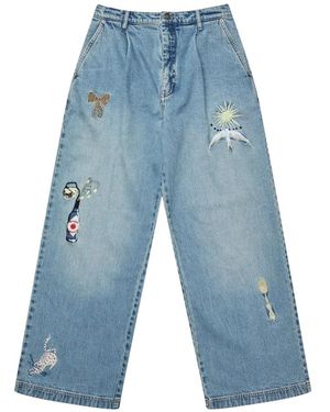 Munthe Wide Jeans - Blue