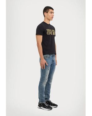 Versace Jeans Couture Slim-Fit Jeans - Bianco