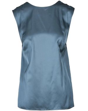 SKILLS & GENES Sleeveless Tops - Azul