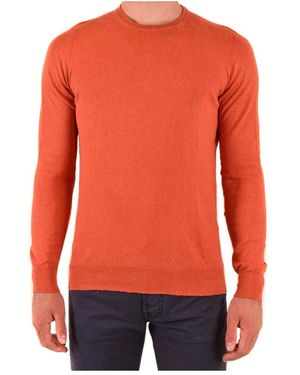 Drumohr Round-Neck Knitwear - Red