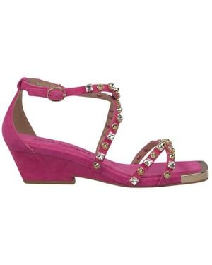 Alma En Pena. High Heel Sandals - Purple