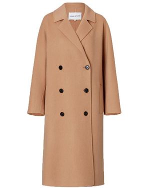 Stand Studio Double-Breasted Coats - Bruin