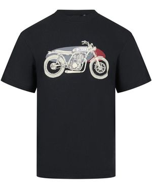 Deus Ex Machina Tops ,Zwart ,Katoen Drovers Dog Tee