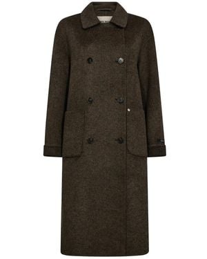 Mos Mosh Double-Breasted Coats - Green