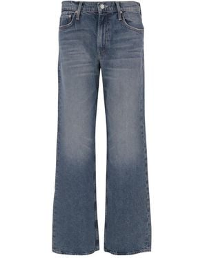 Mother Wide Jeans - Azul