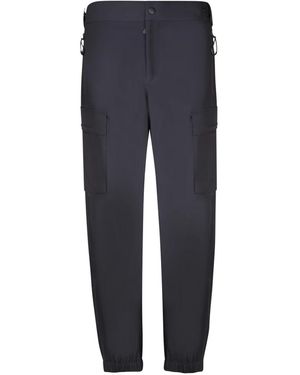 Moncler Slim-Fit Trousers - Bleu