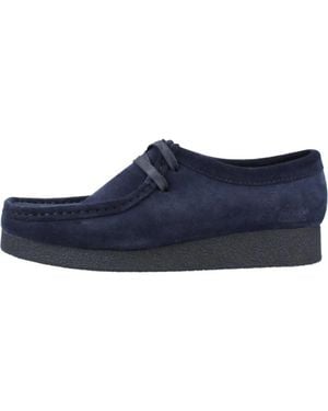Clarks Laced Shoes - Blu