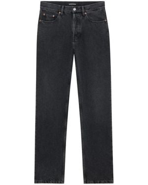 Saint Laurent Lange Mick Jeans Voor Mannen - Blauw