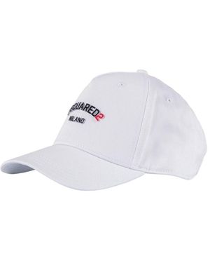 DSquared² Logo Cap - Wit