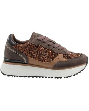 Sun 68 Trainers - Brown